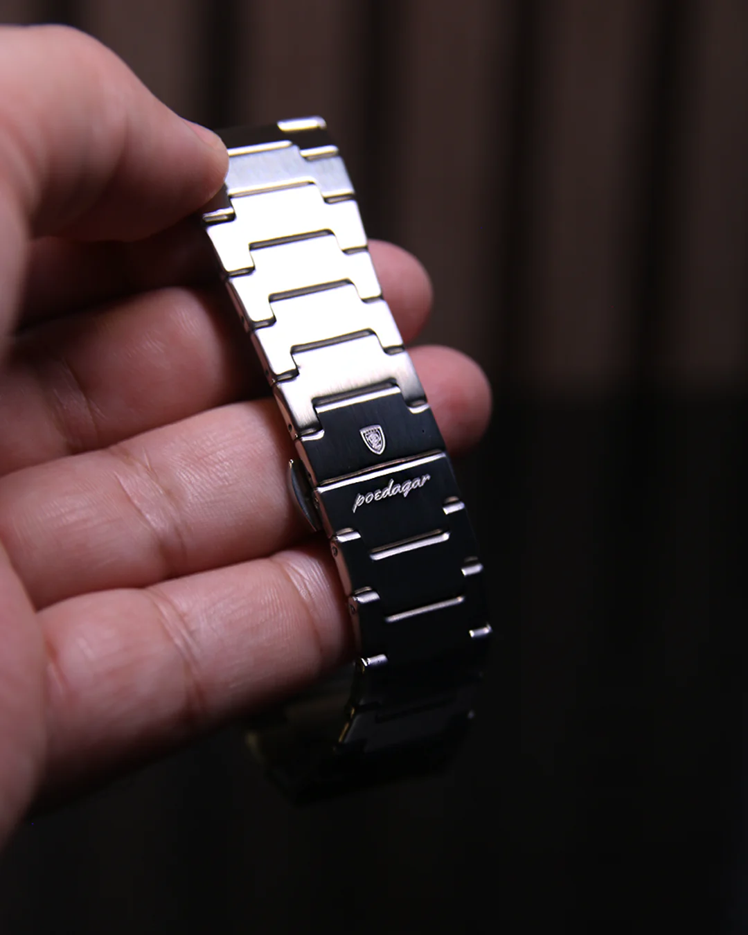 Reloj de Acero Mint Grid