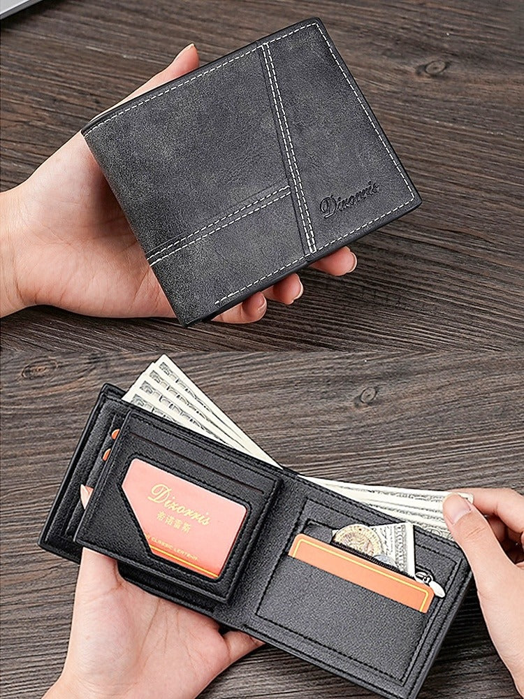 Cartera Retro Bifold - Azul