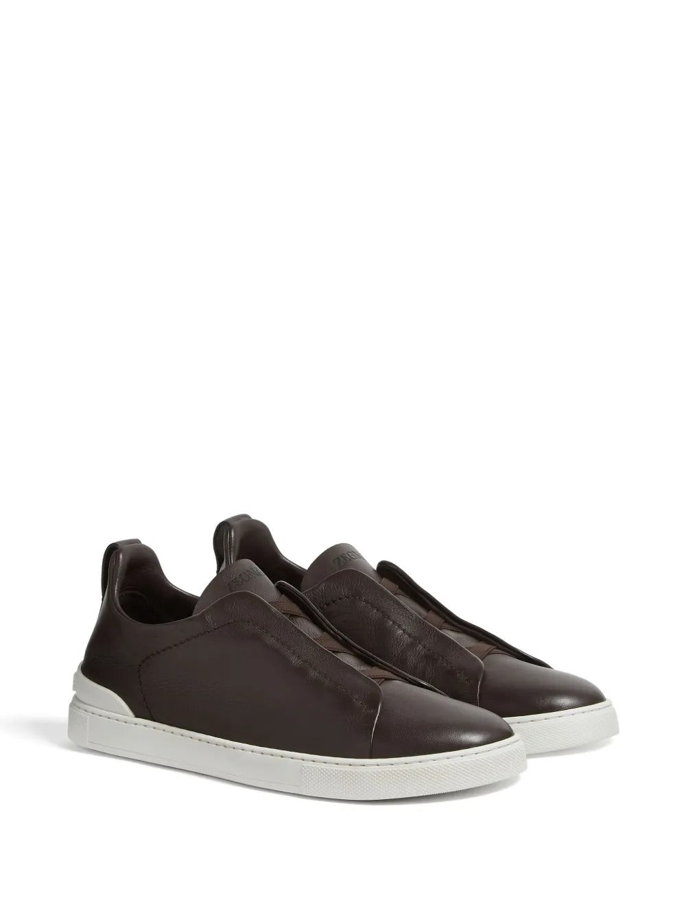 Triple Stitch Zapatillas Marrón oscuro