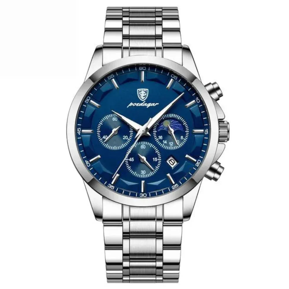 Reloj Clásico Chrono Steel