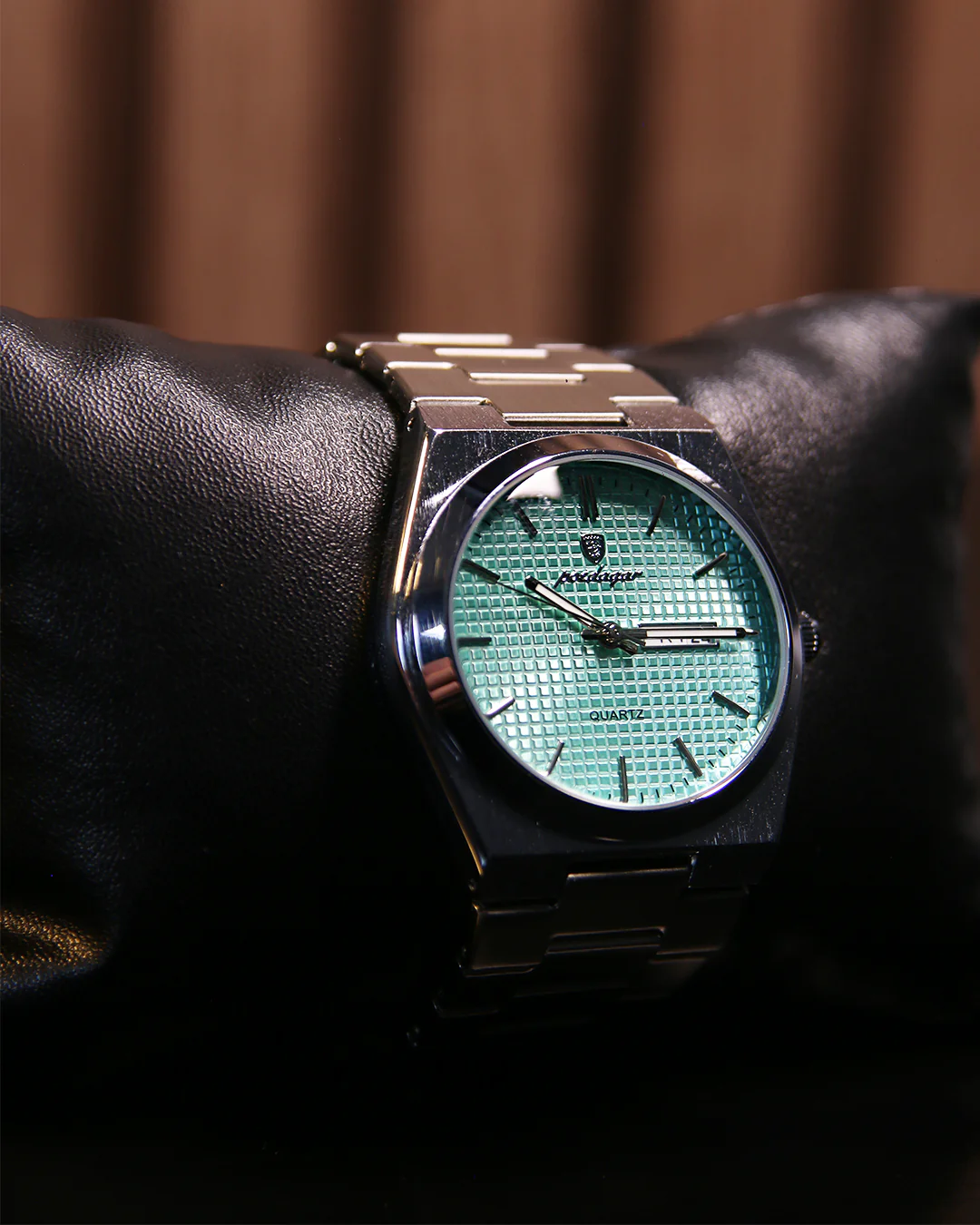 Reloj de Acero Mint Grid