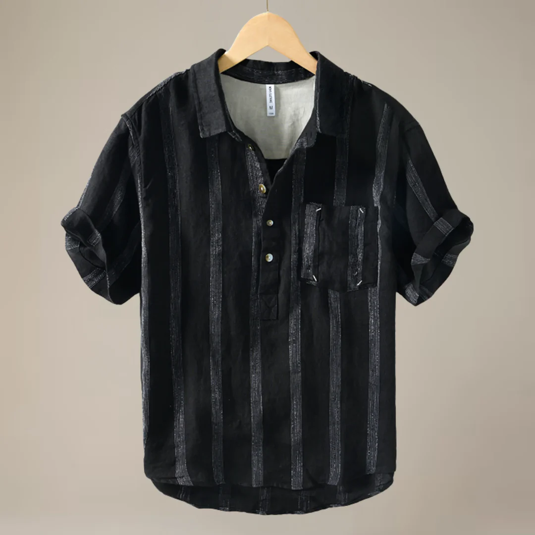 Camisa Vertical Essence - Marrón