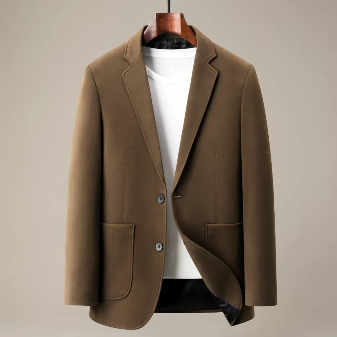 Blazer Lana Cepillada Hartwell - Kaki