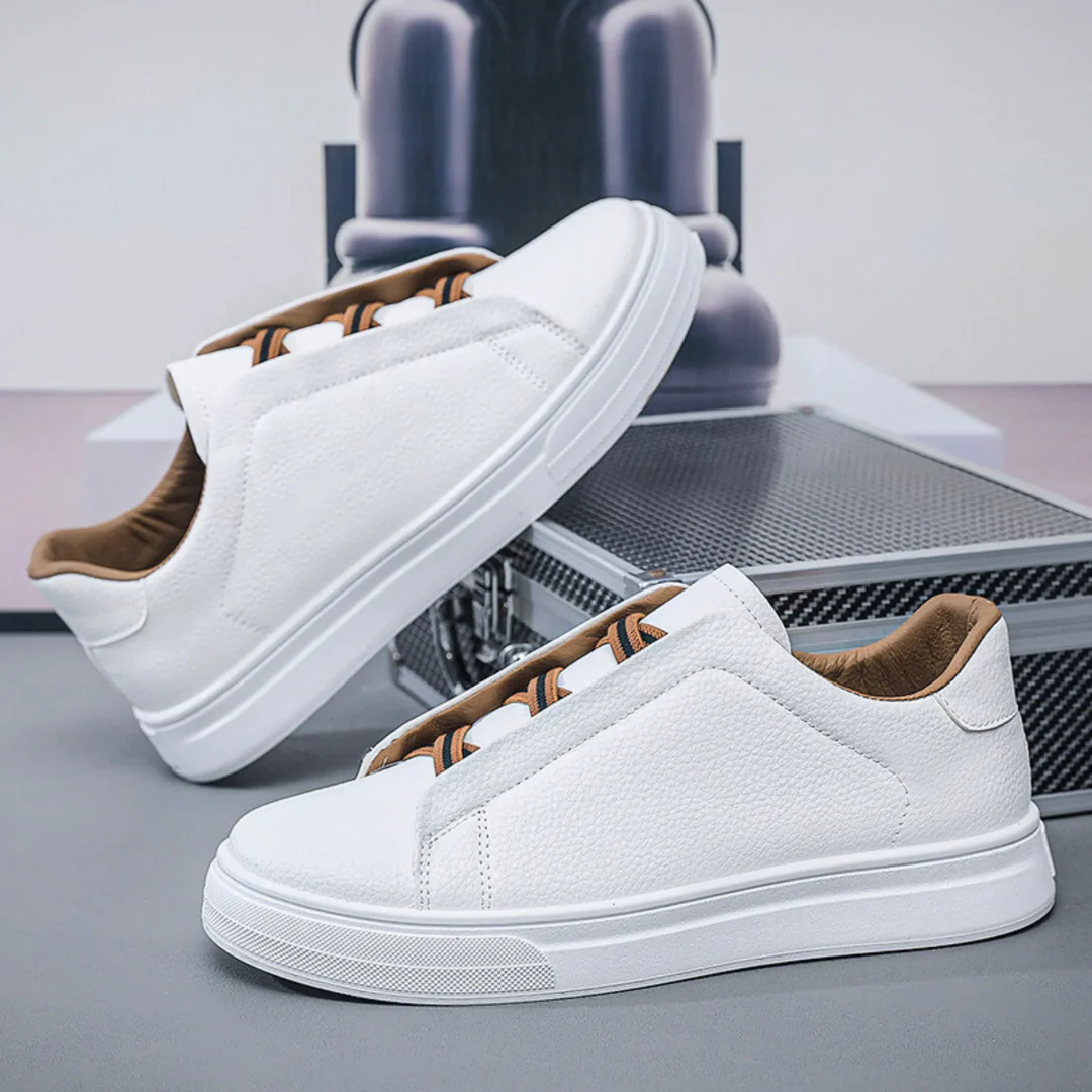 Tenis Ridgeway de Cuero – Blanco