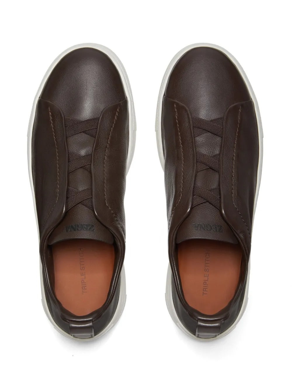 Triple Stitch Zapatillas Marrón oscuro