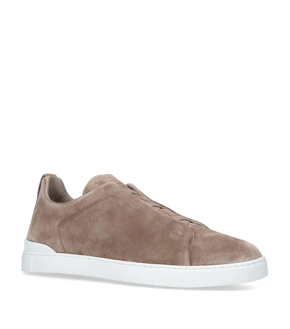 Triple Stitch Gamuza Zapatillas