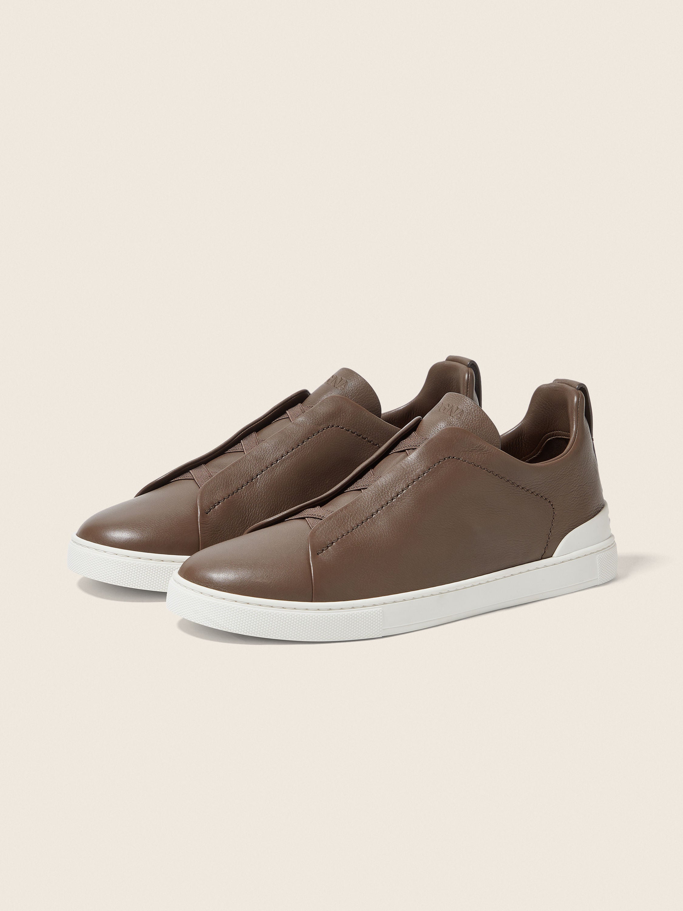 Triple Stitch SECONDSKIN Slip-On Zapatilla - Marrón