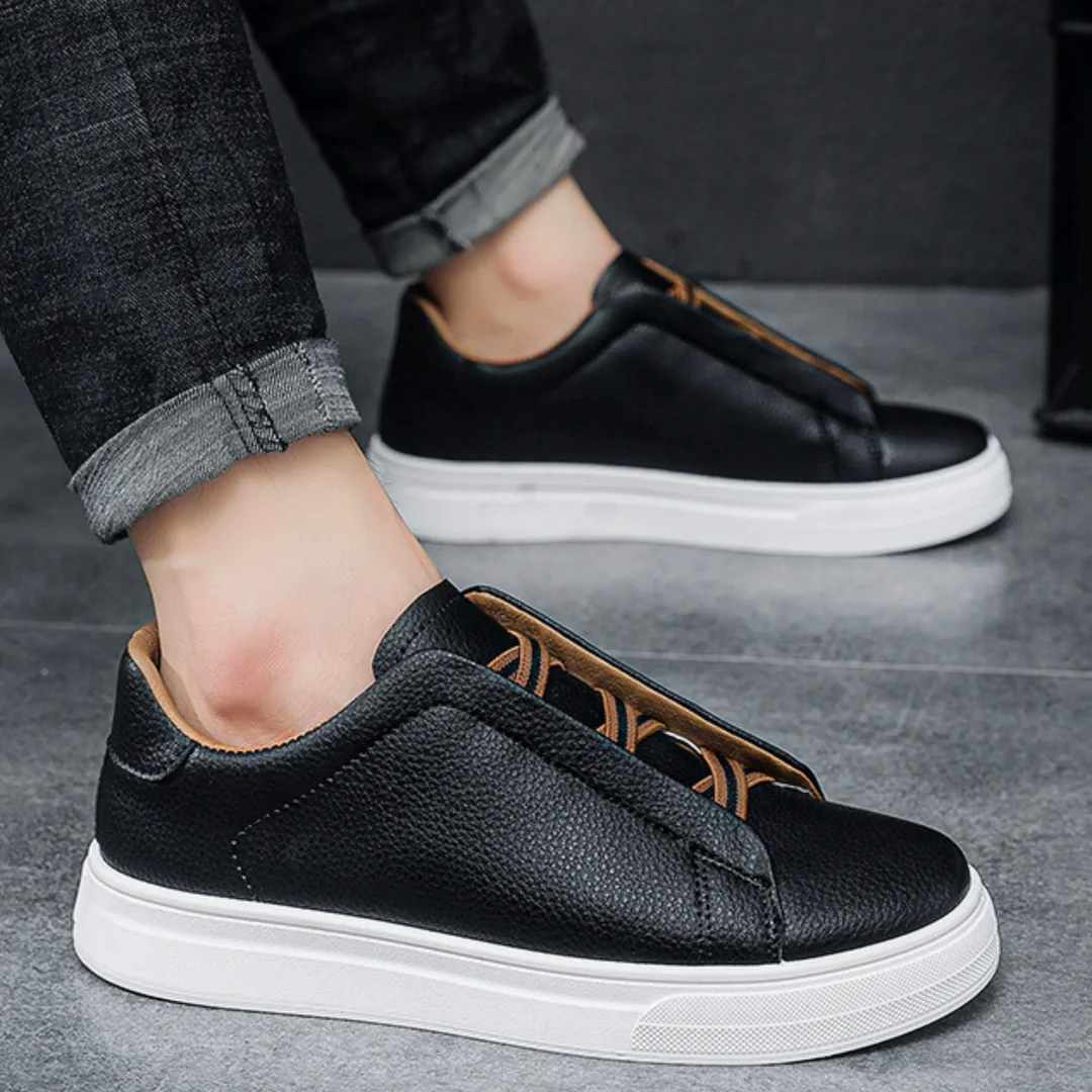 Tenis Ridgeway de Cuero – Negro