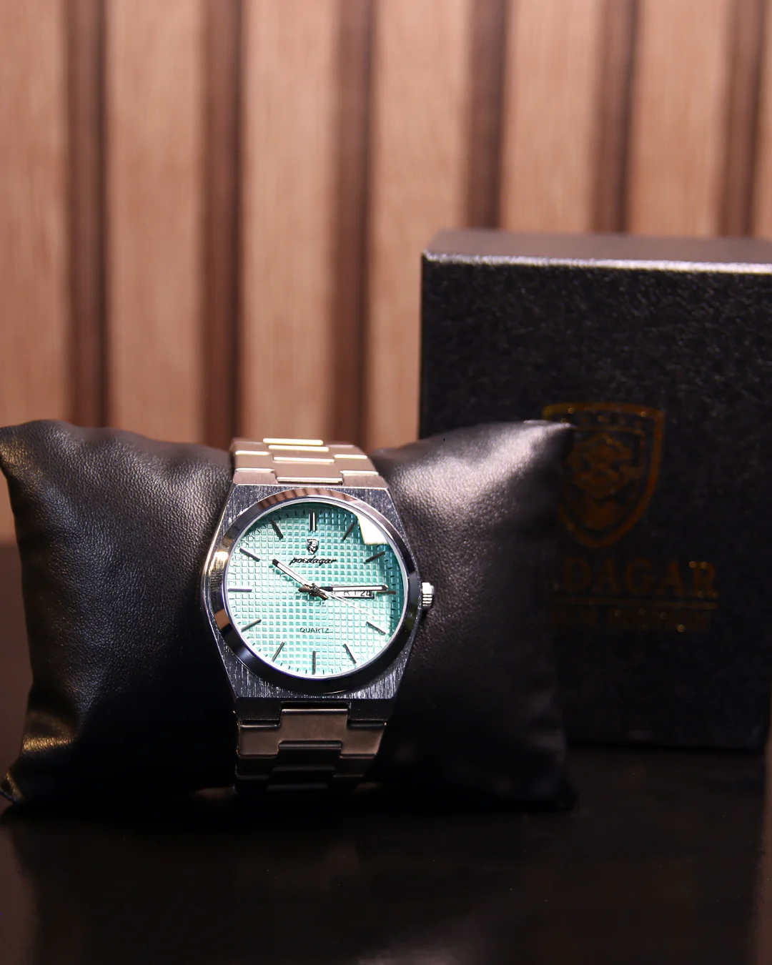 Reloj de Acero Mint Grid