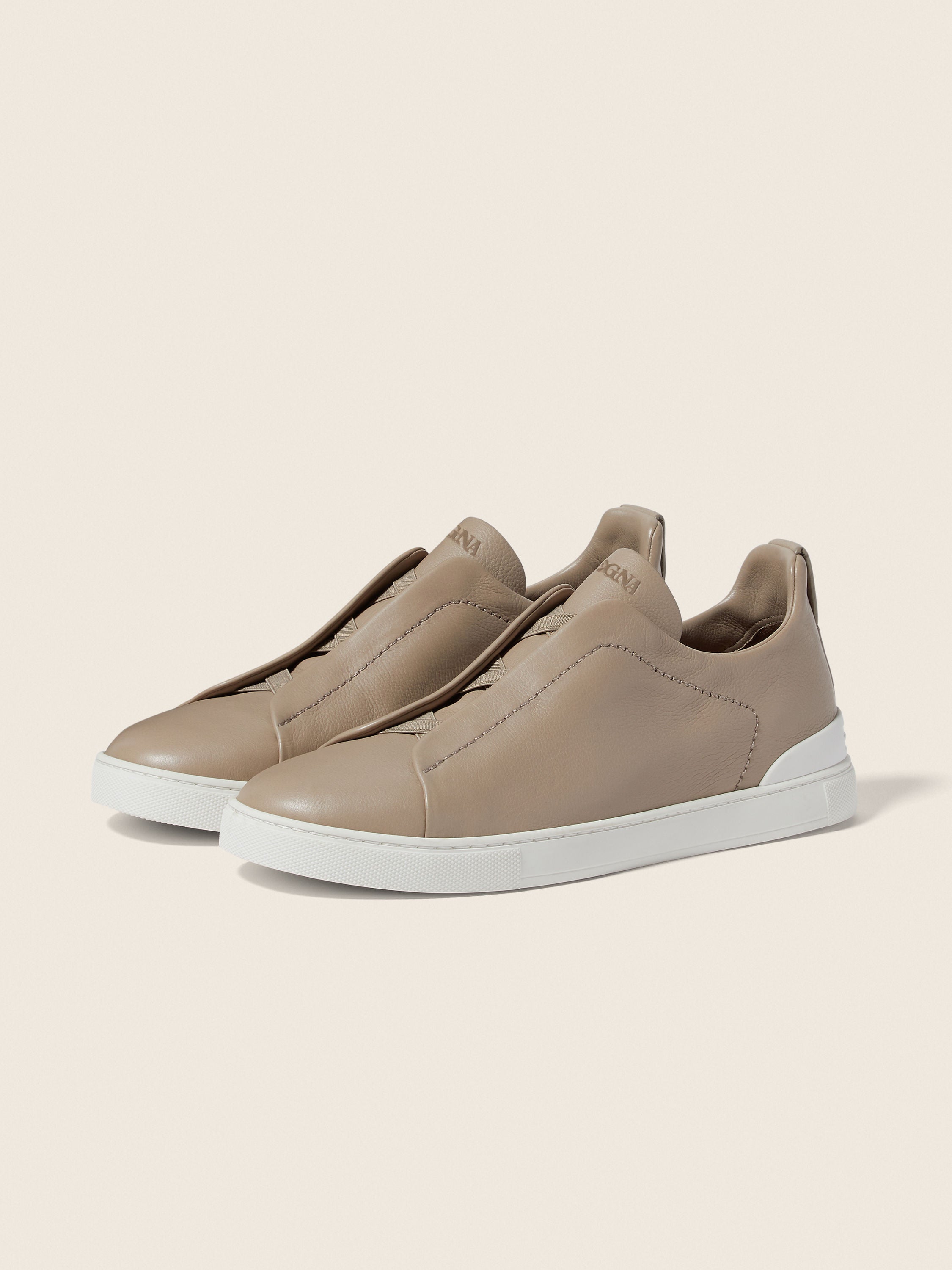 Triple Stitch SECONDSKIN Slip-On Zapatilla - Light Topo