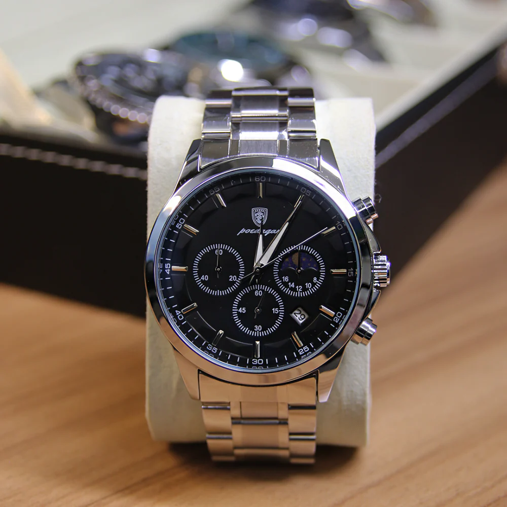 Reloj Clásico Chrono Steel