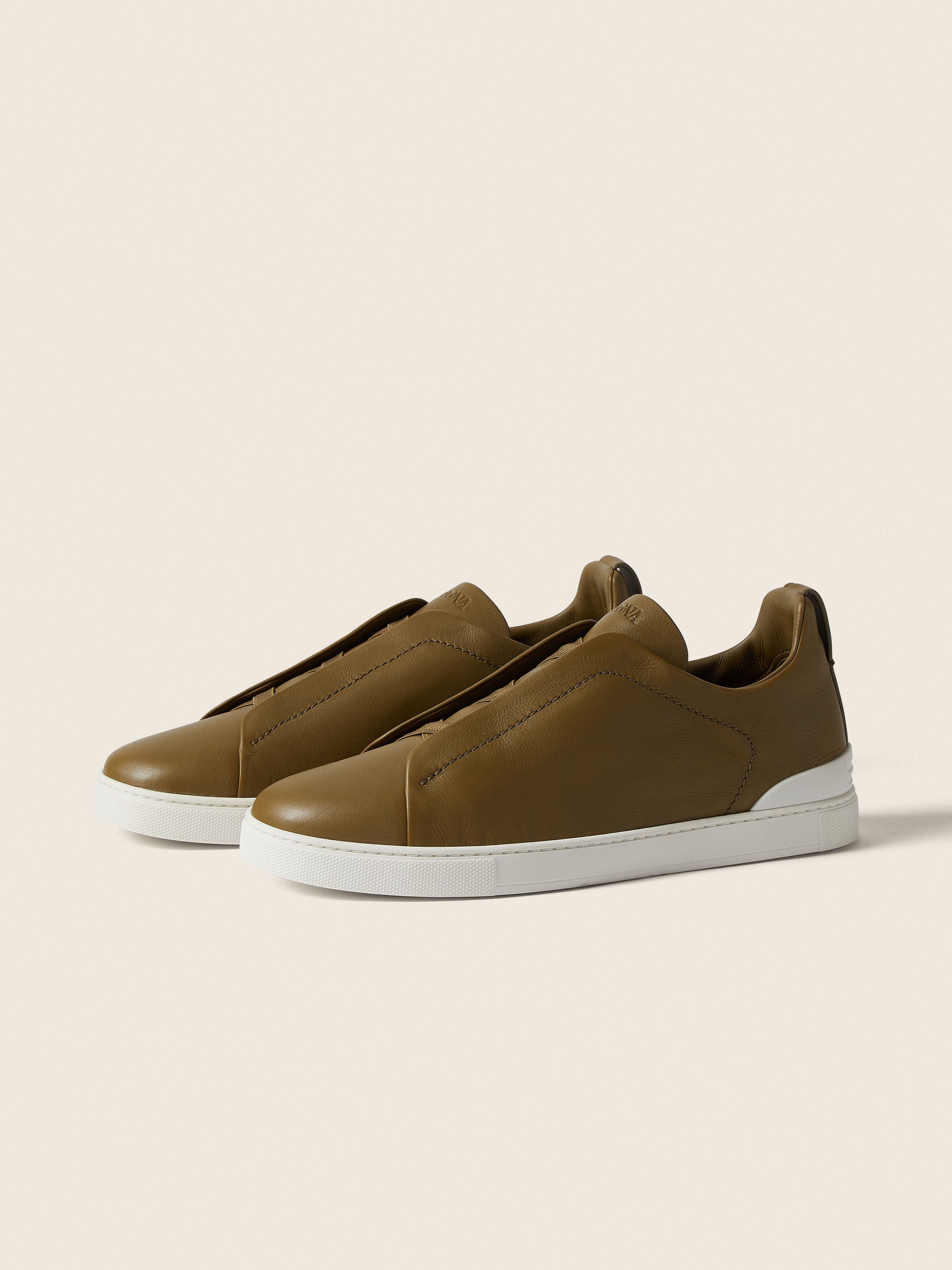 Triple Stitch SECONDSKIN Slip-On Zapatilla - Army Verde