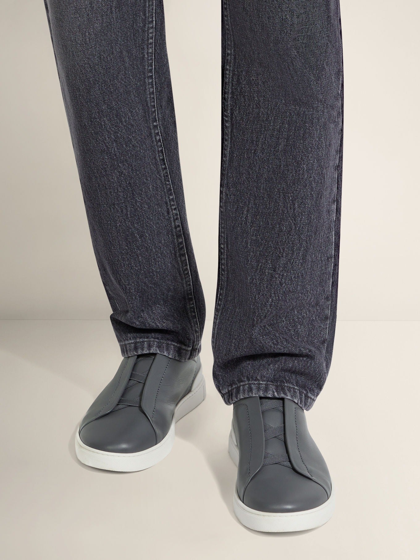 Triple Stitch SECONDSKIN Slip-On Zapatilla - Dark gris