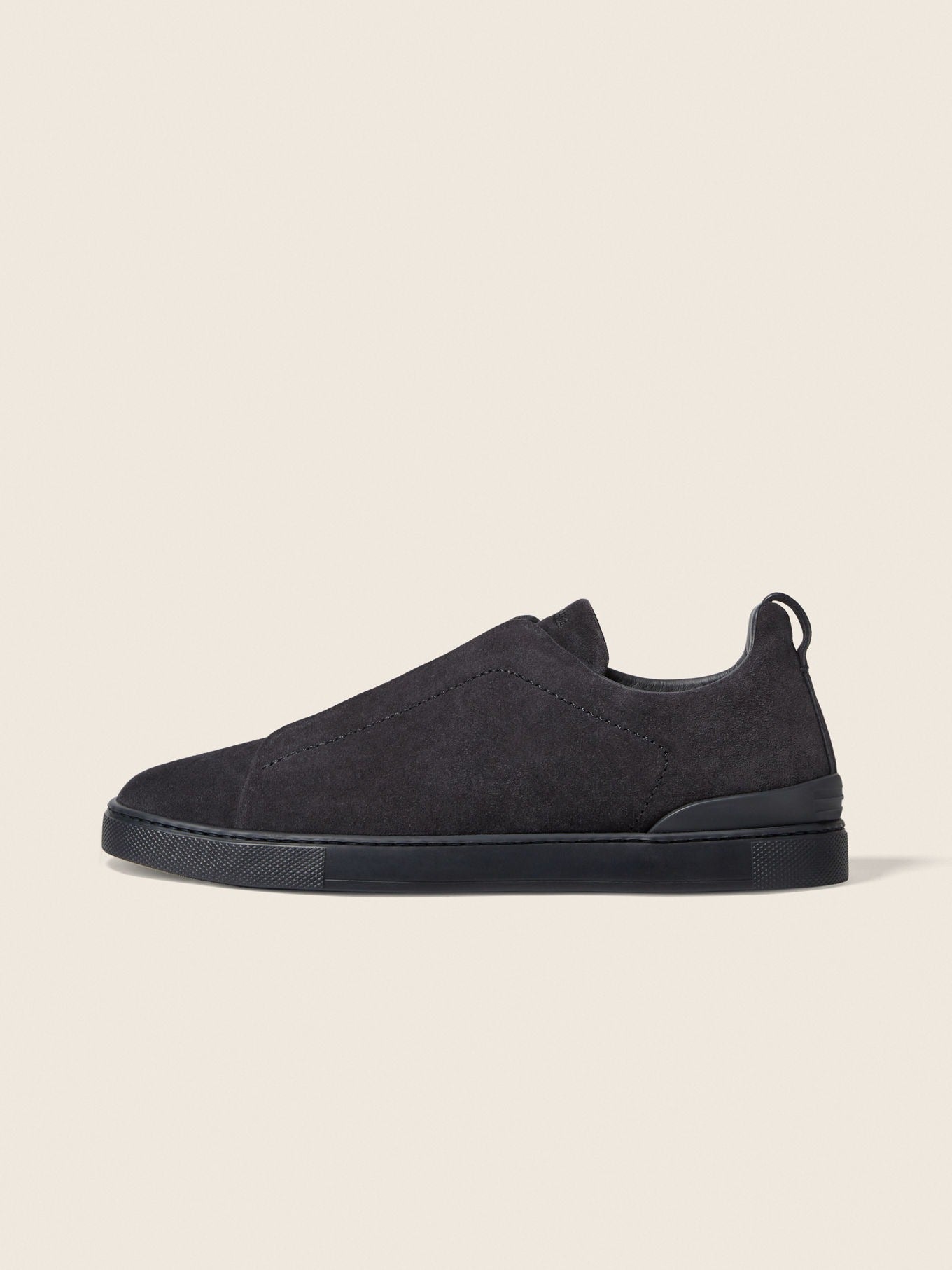 Triple Stitch Gamuza Slip-On Zapatilla – Azul marino