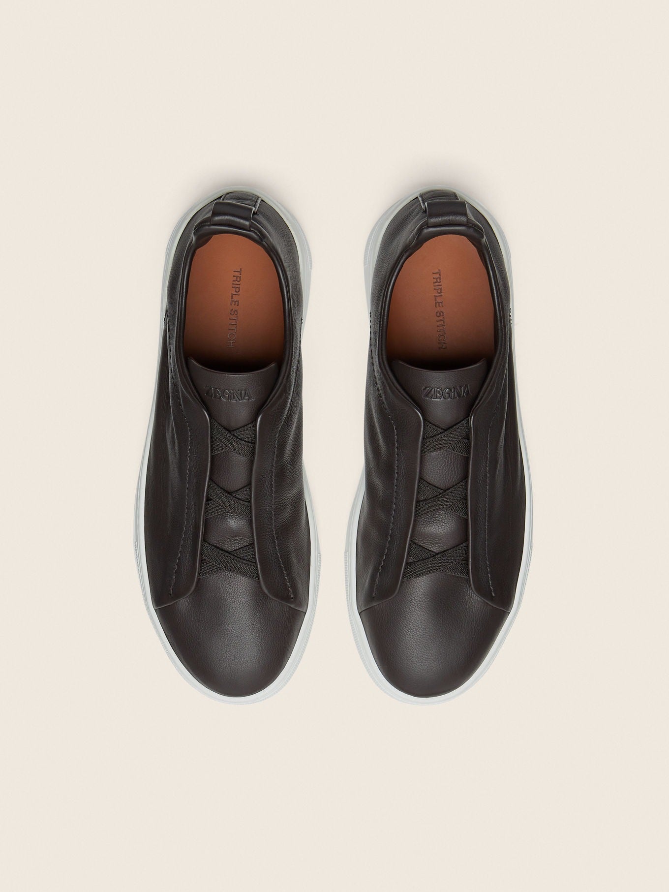 Triple Stitch SECONDSKIN Slip-On Zapatilla - Marrón