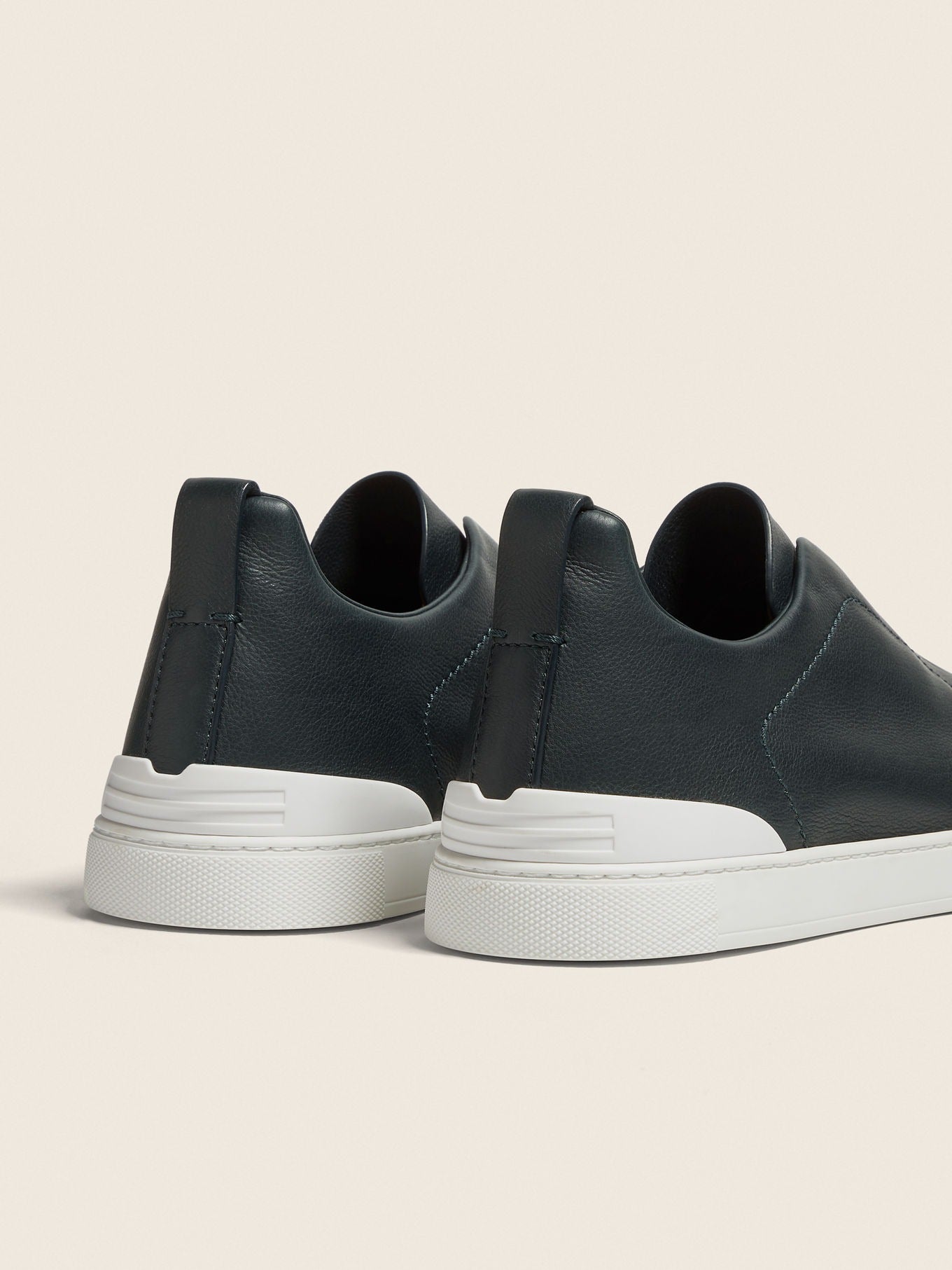 Triple Stitch SECONDSKIN Slip-On Zapatilla - Verde oscuro