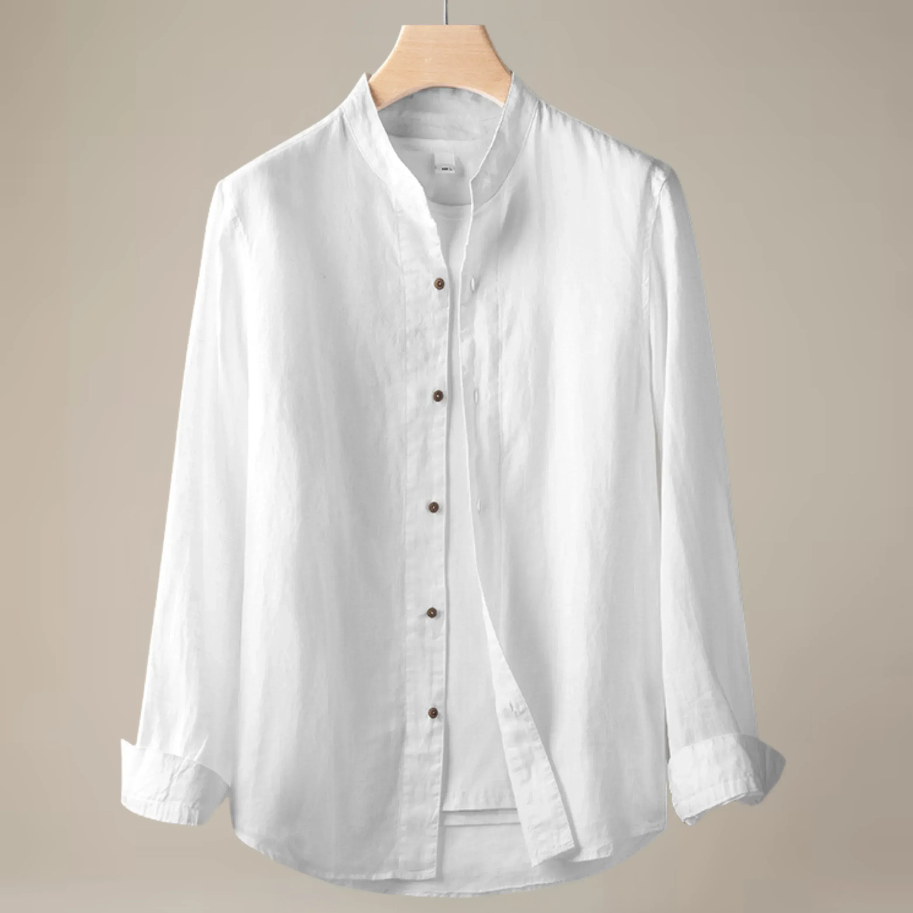 Camisa Lino Puro Verona - Azul