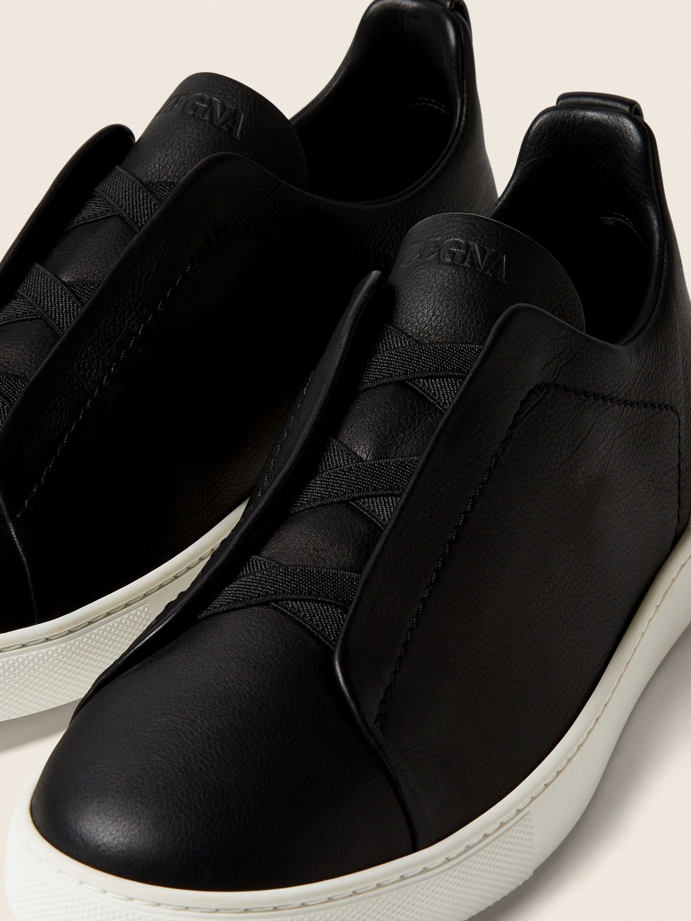 Triple Stitch SECONDSKIN Slip-On Zapatilla - Negro