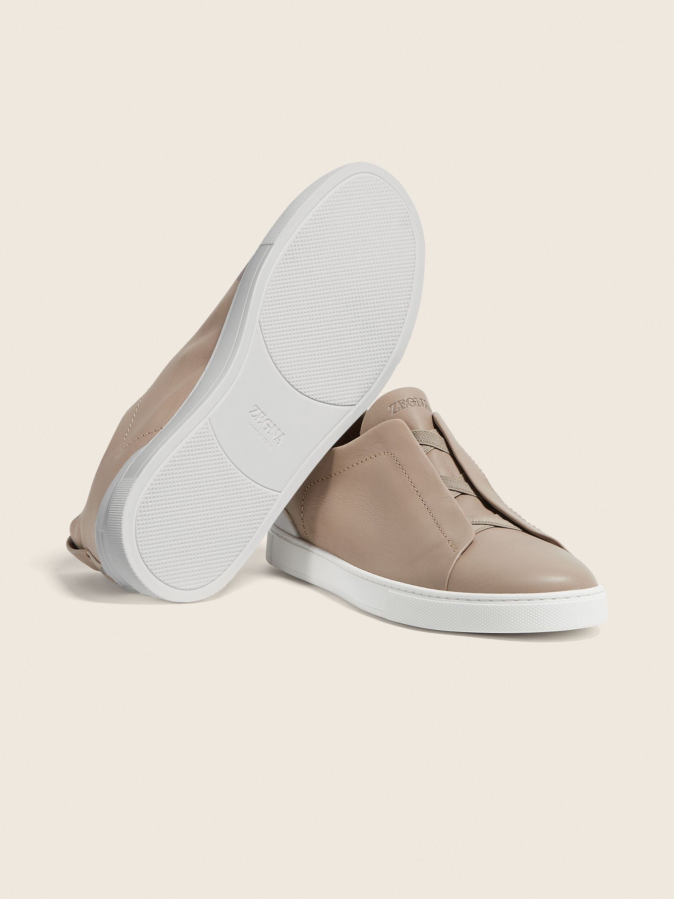 Triple Stitch SECONDSKIN Slip-On Zapatilla - Light Topo