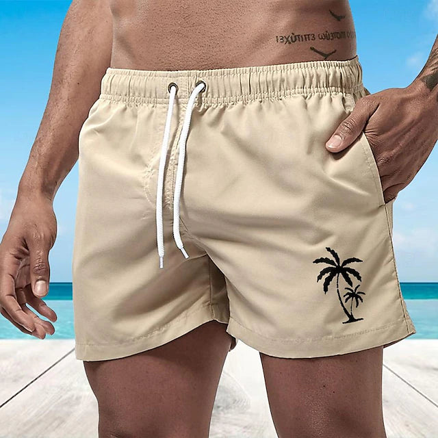 Short Swim Core con Cordón - Café