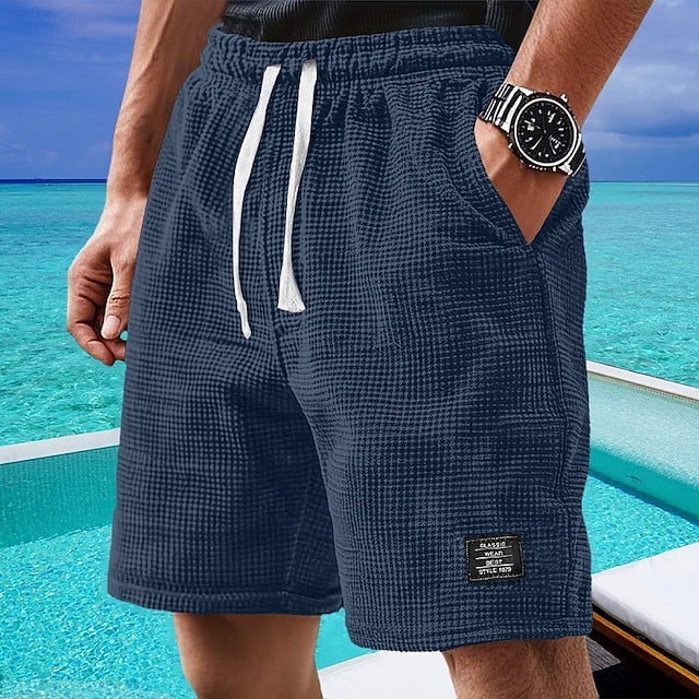 Short Brisa Texturizado con Cordón - Púrpura
