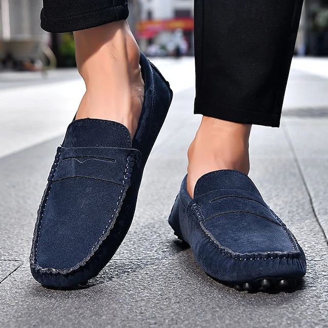 Mocasín Retro Comfort Drive - Azul
