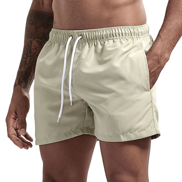 Short Swim Core con Cordón - Beige