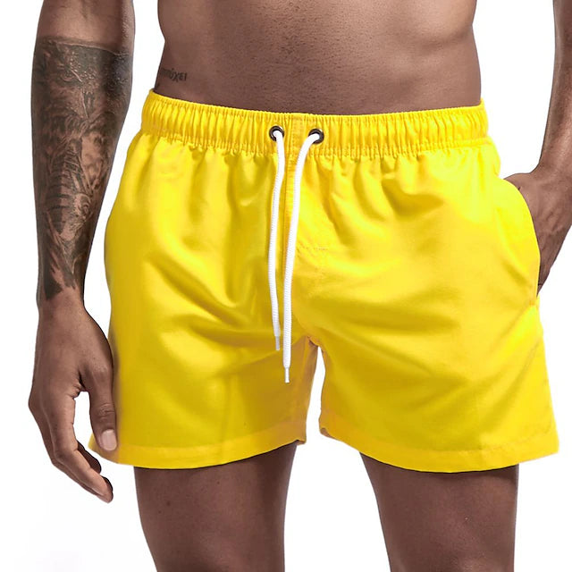 Short Swim Core con Cordón - Amarillo