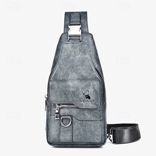 Bolsa Tiracolo Executive Multi Pocket - Marrón