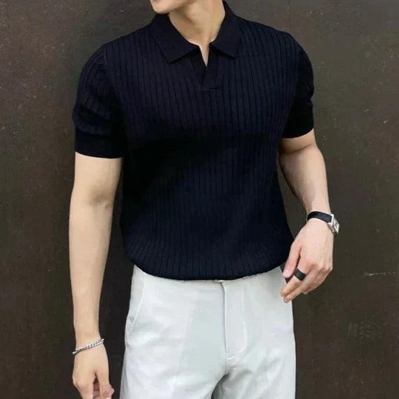 Polo de punto Windsor - Negro
