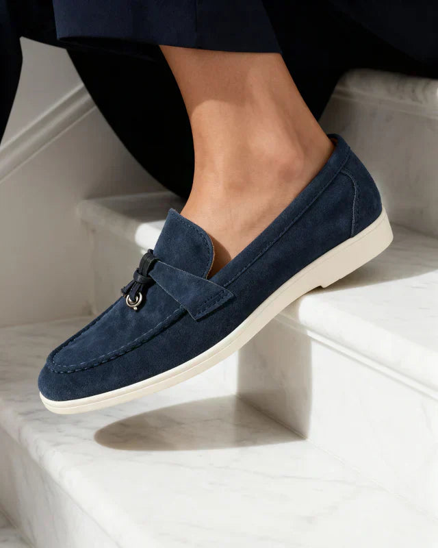 Belmont Gamuza Loafers - Marine Azul