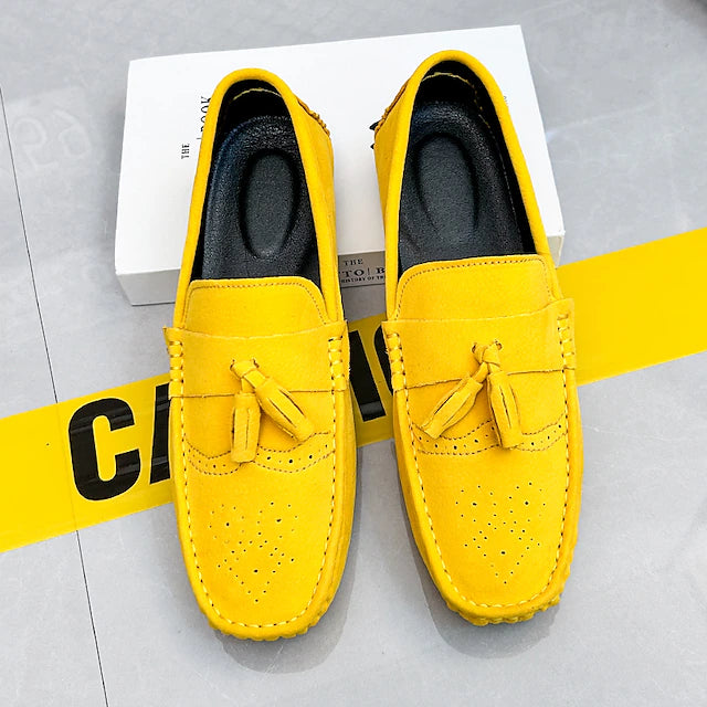 Mocasín Tassel Verona Drive - Amarillo