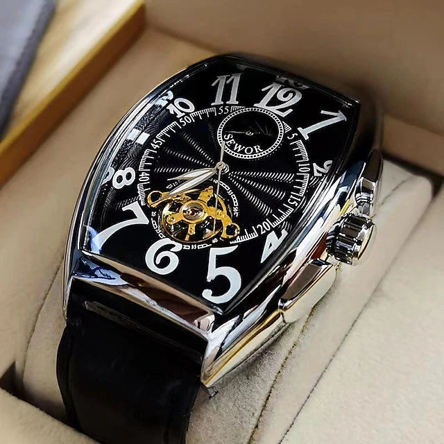 Reloj Imperial Automático - Plata/Negro