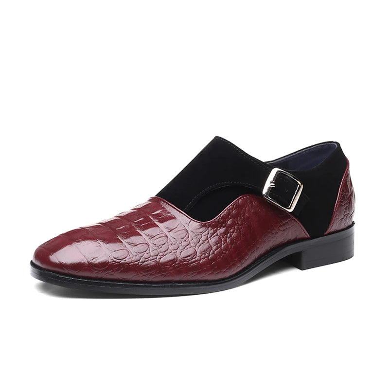 Tenis Monk Strap Croc Prestige - Rojo