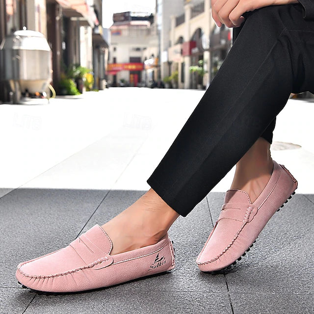 Mocasín Retro Comfort Drive - Rosa claro