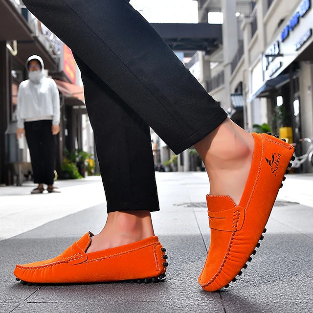 Mocasín Retro Comfort Drive - Naranja
