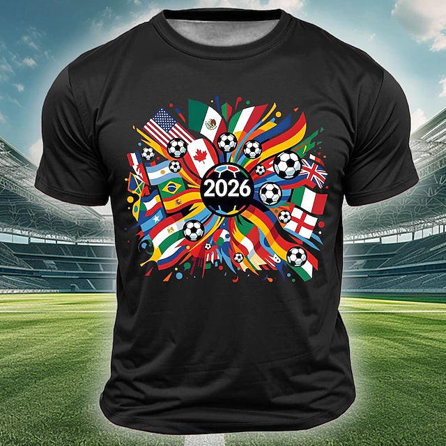 Camiseta International Football Cup 2026 - Negro