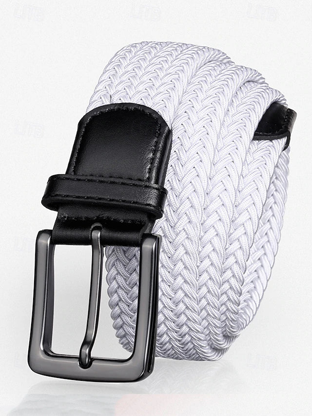 Cinturón Trenzado Elástico FlexLine - Blanco