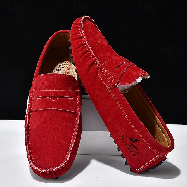 Mocasín Retro Comfort Drive - Marrón rojizo
