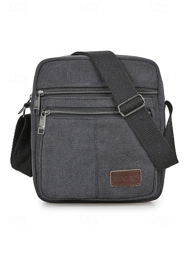 Bolsa Crossbody de Lona Daily Trek - Caqui