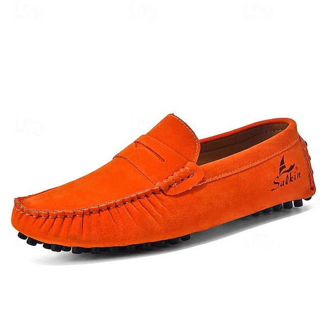 Mocasín Retro Comfort Drive - Naranja