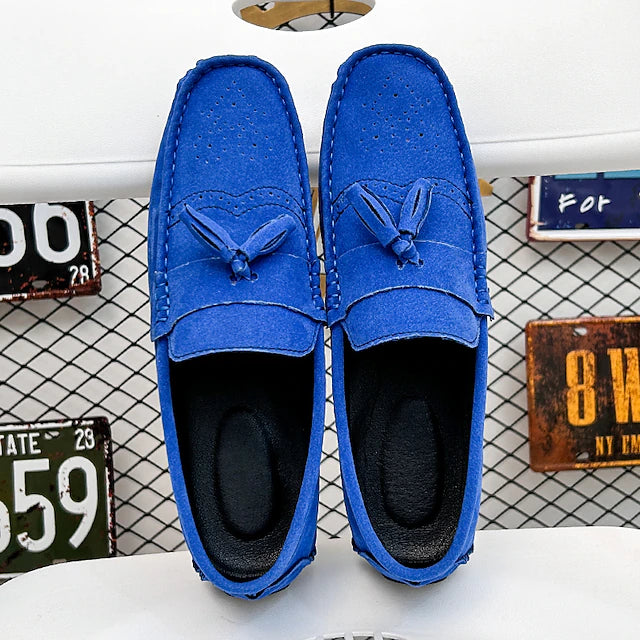 Mocasín Tassel Verona Drive - Azul