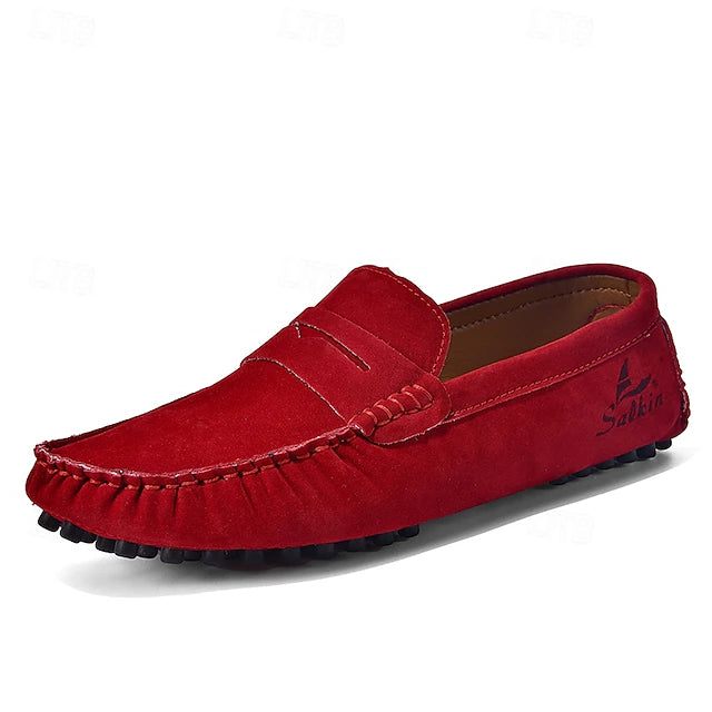 Mocasín Retro Comfort Drive - Marrón rojizo